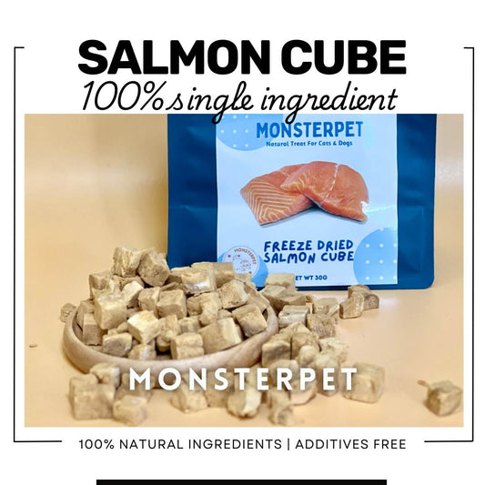Freeze Dried Salmon Cube