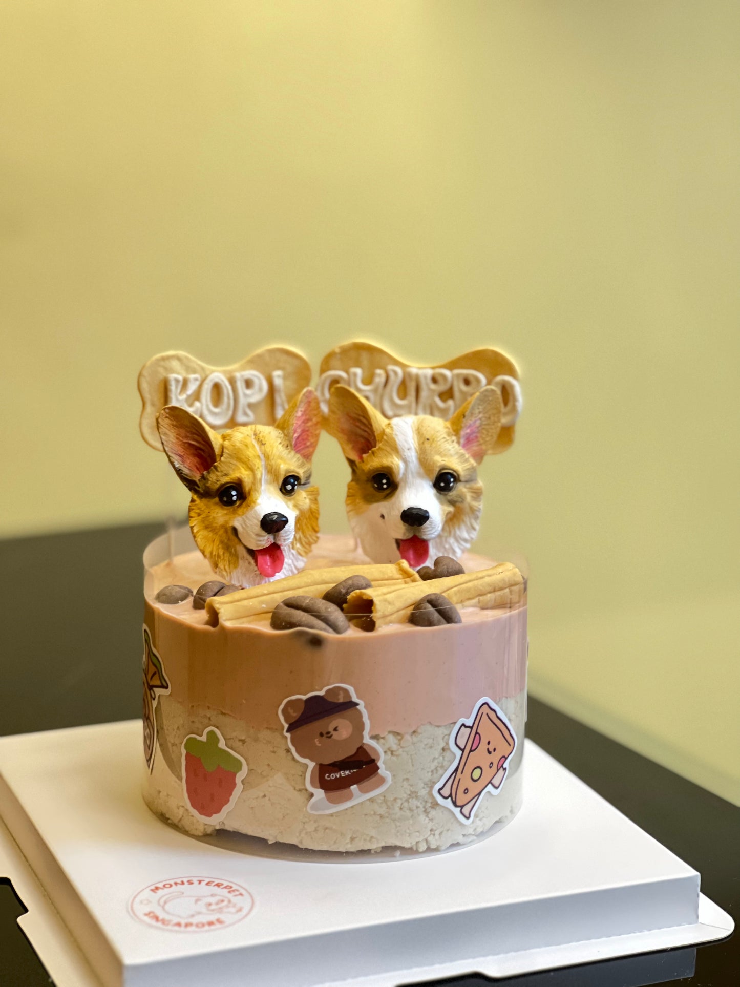 Monsterpet Lava pet cake