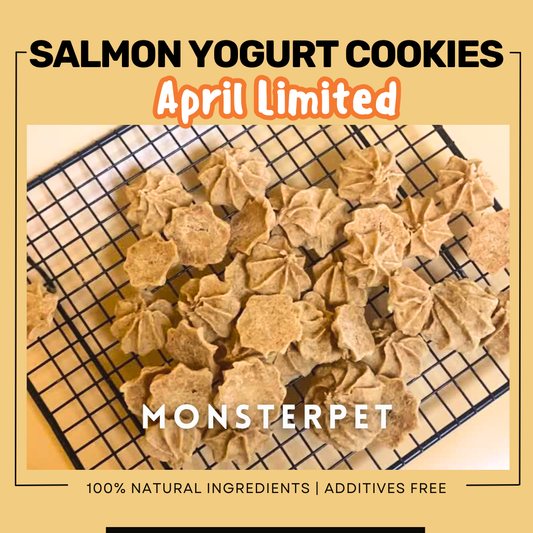 Dehydrated Salmon Yogurt Cookies