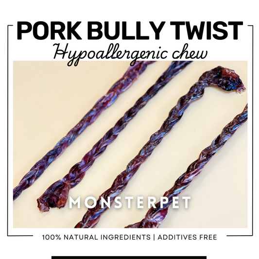 Dehydrated Pork Bully Twist