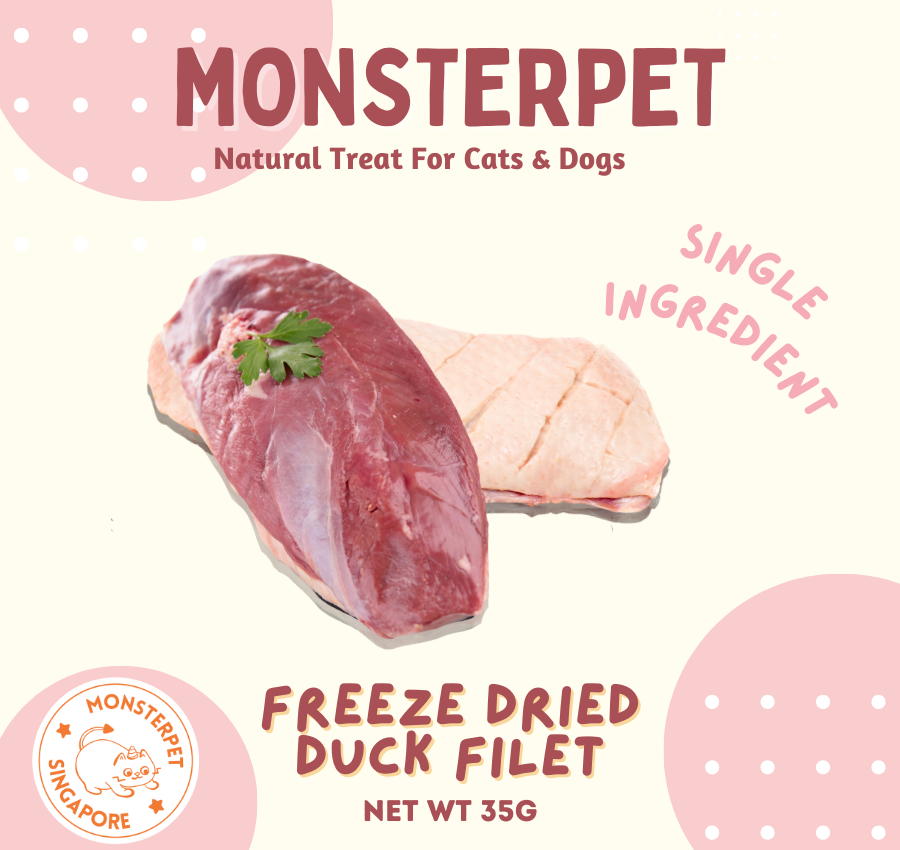 onsterpet pet treats duck filet