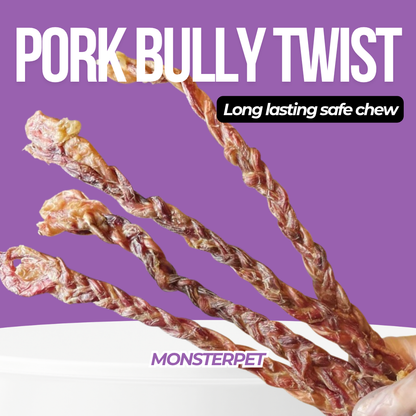 Dehydrated Pork Bully Twist