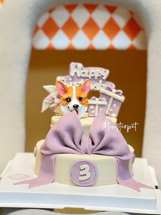 Monsterpet Two Tiers Pet Cake