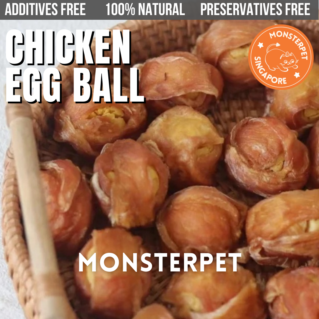 Monsterpet pet treats egg ball