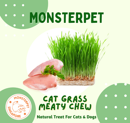 Freeze Dried Cat Grass Meaty Chew