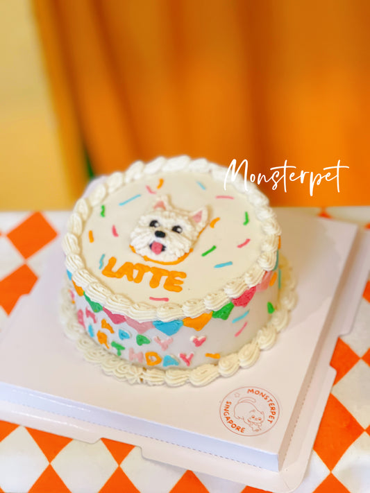 Monsterpet plain pet cake