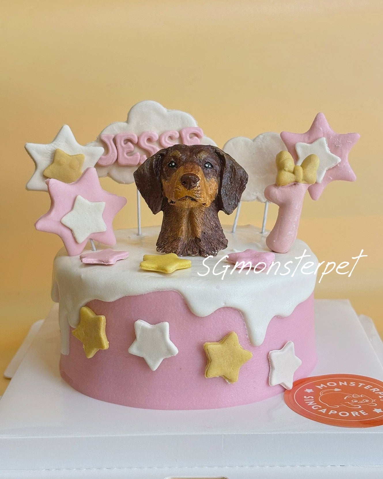 Crafted Stars Pet Cake