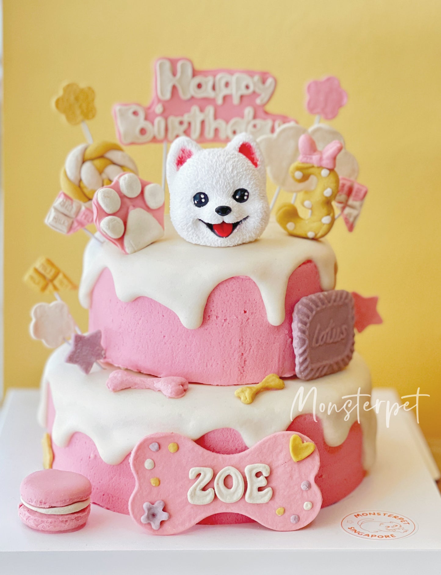 Monsterpet Two Tiers Pet Cake