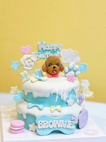 Monsterpet Two Tiers Pet Cake