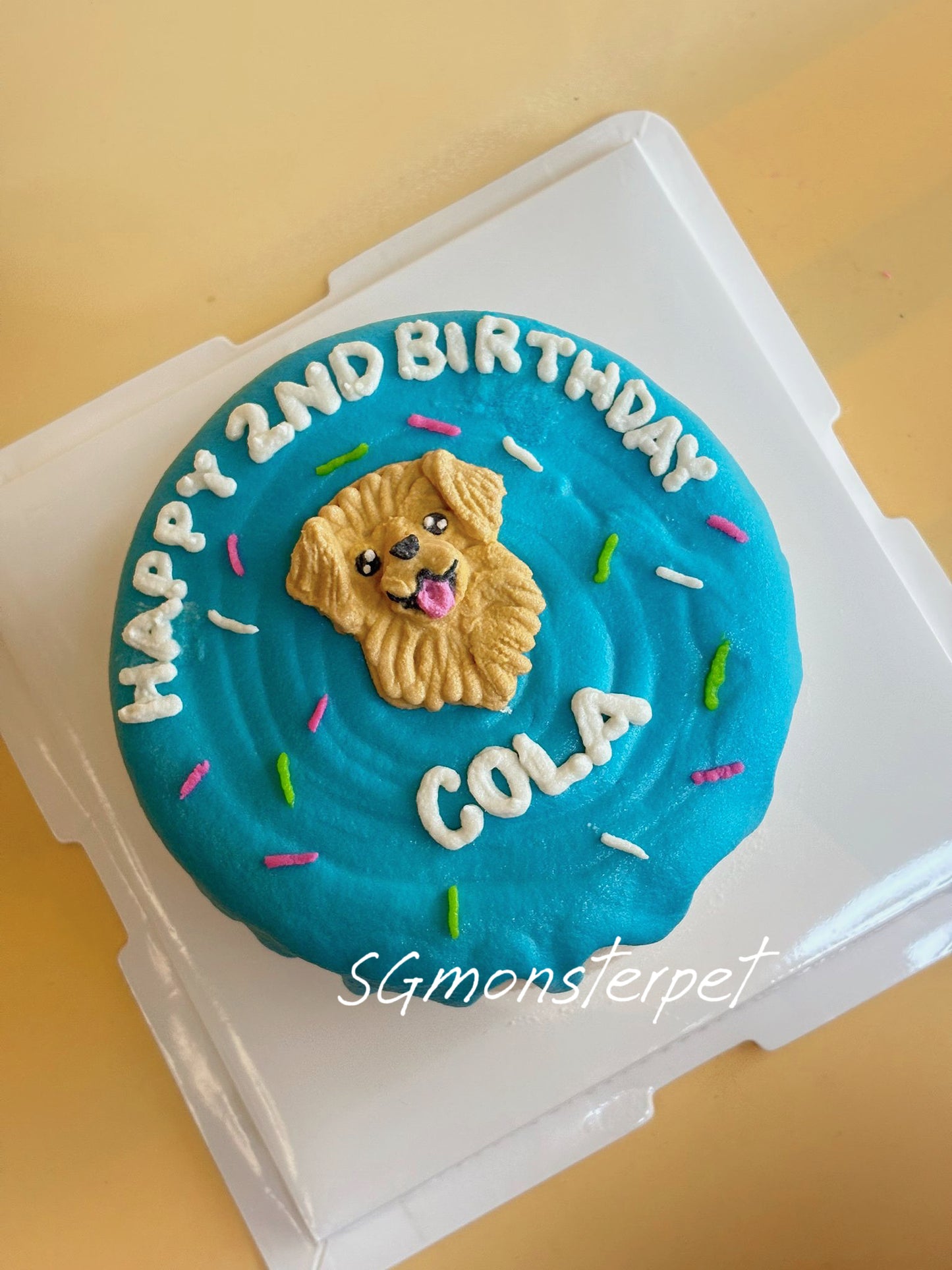 Plane Glazed Pet Cake