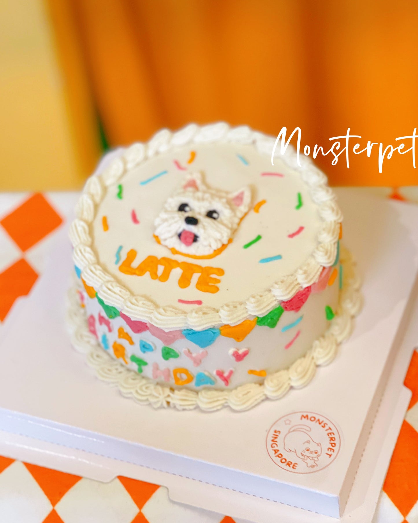 Monsterpet plain pet cake