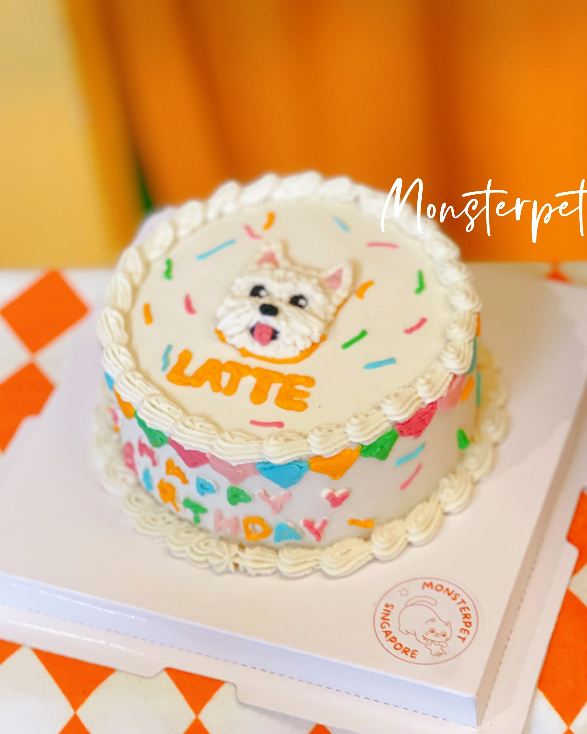 Monsterpet plain pet cake