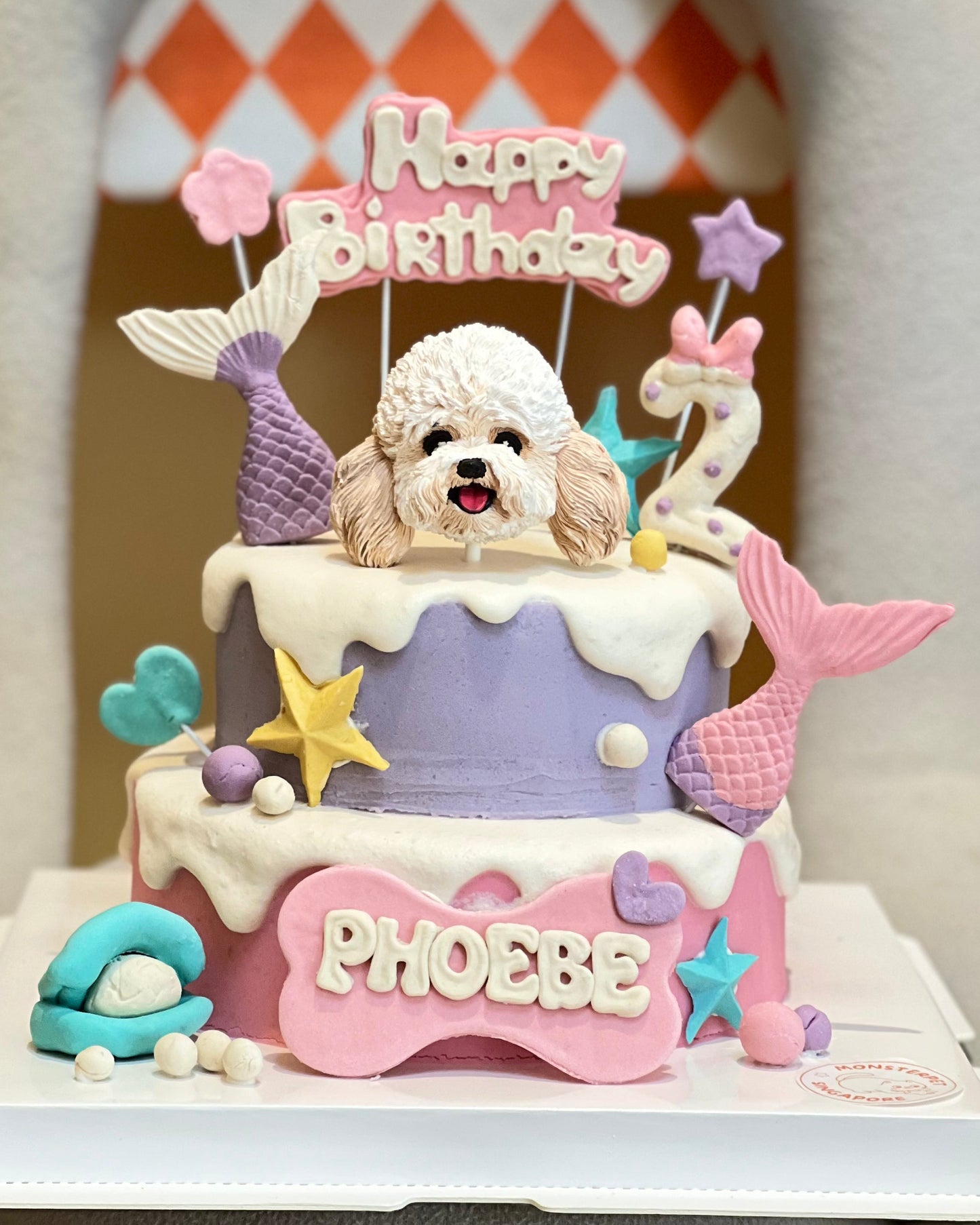 Monsterpet Two Tiers Pet Cake