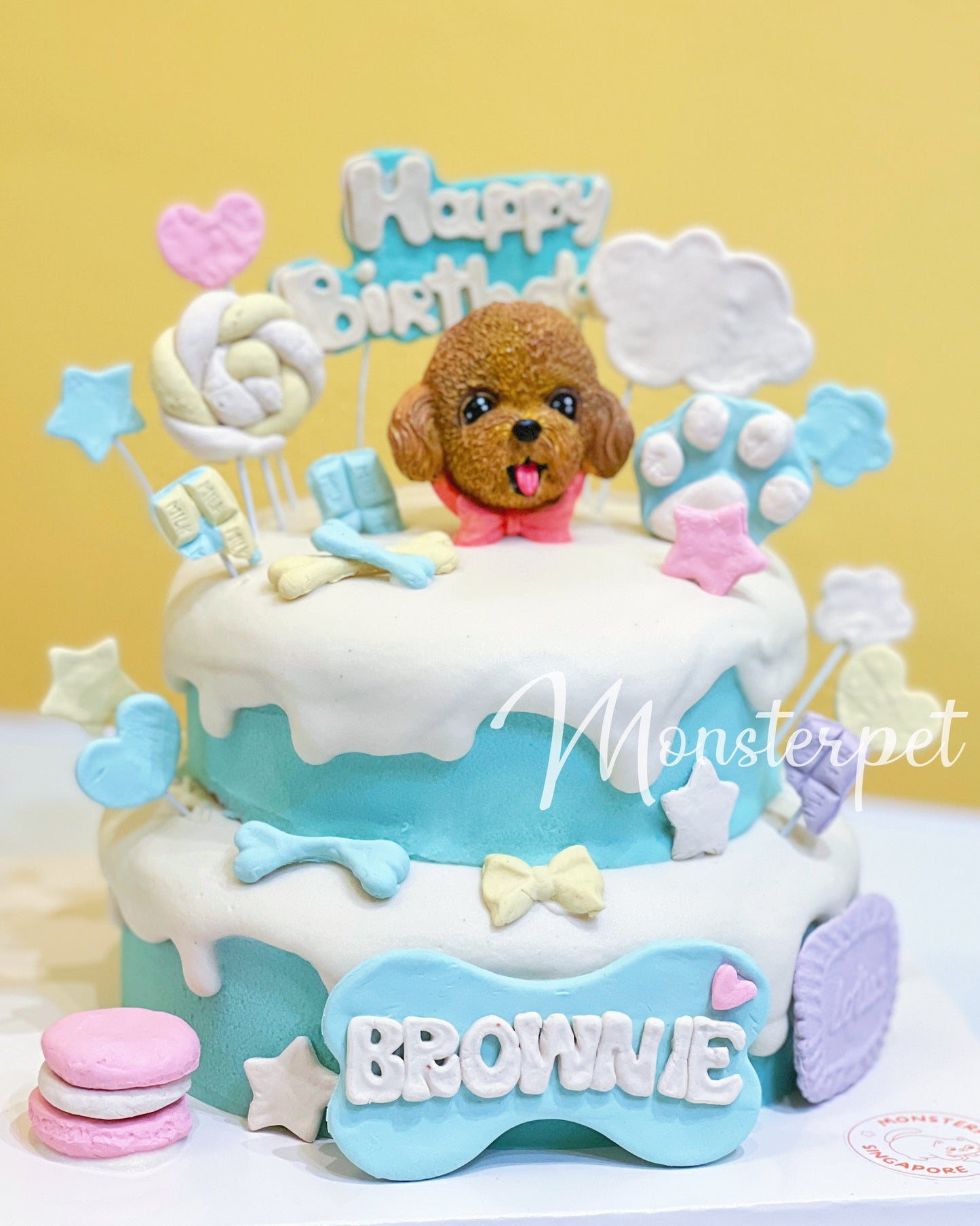Monsterpet Two Tiers Pet Cake