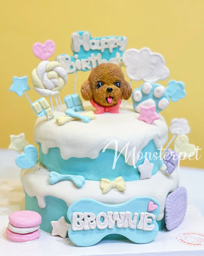 Monsterpet Two Tiers Pet Cake