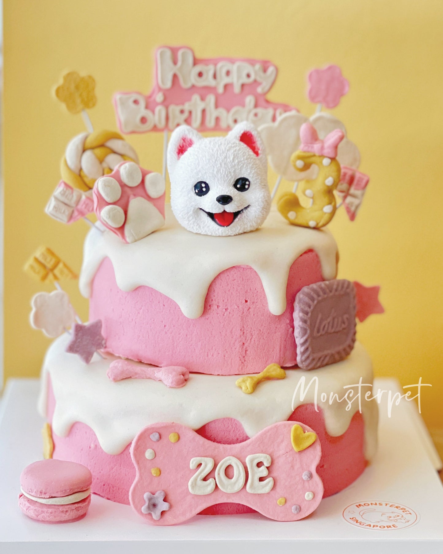 Monsterpet Two Tiers Pet Cake
