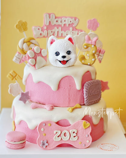 Monsterpet Two Tiers Pet Cake