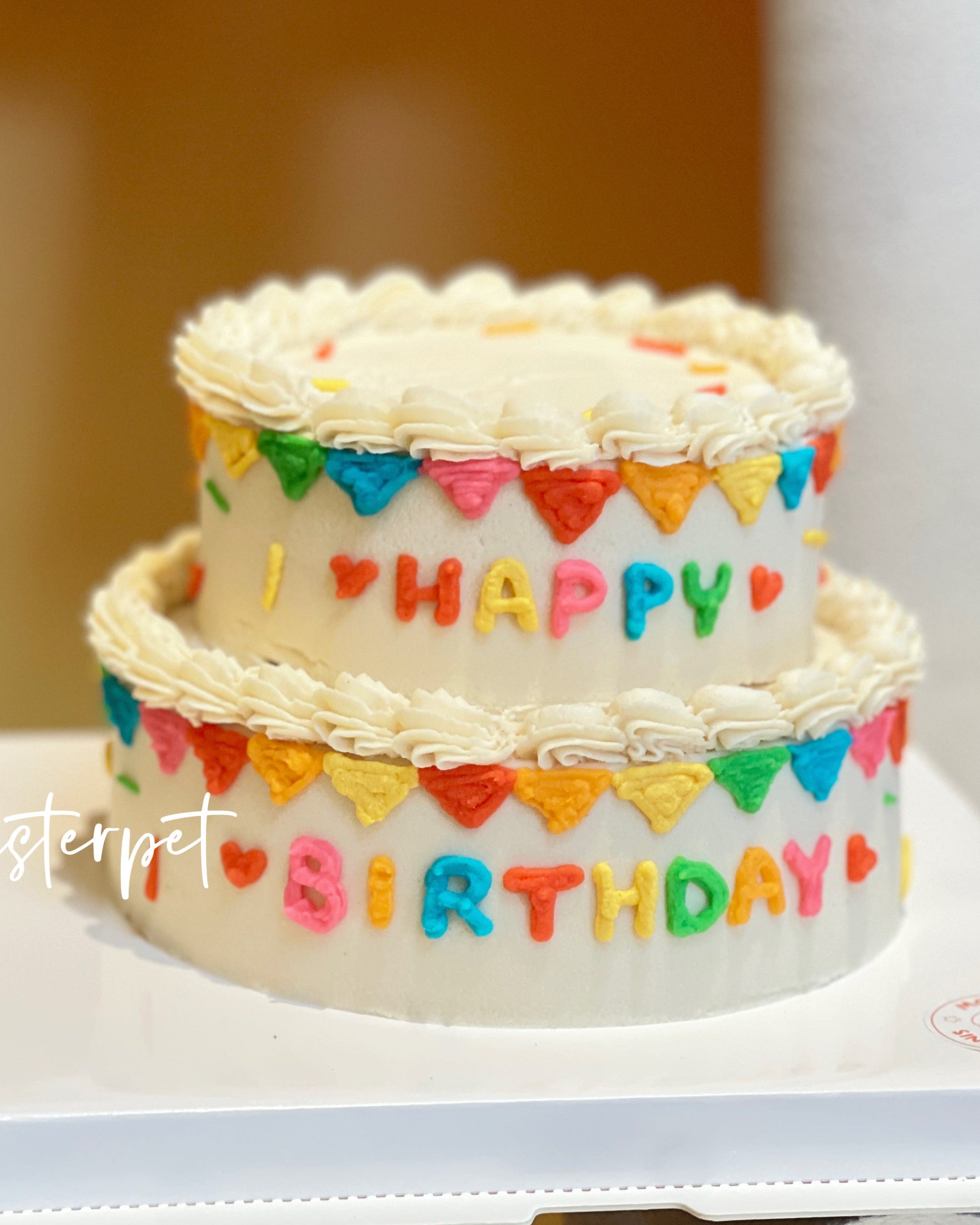 Monsterpet Two Tiers Pet Cake